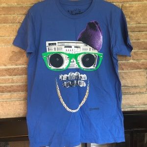 Zapparel Boombox Skull Short Sleeve Tee